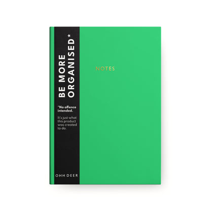 True Green A5 Linen Notebook