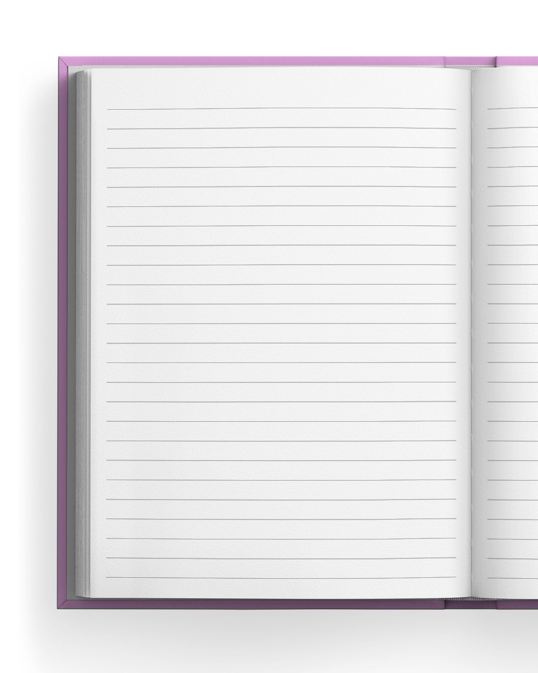 Pastel Purple Linen Notebook