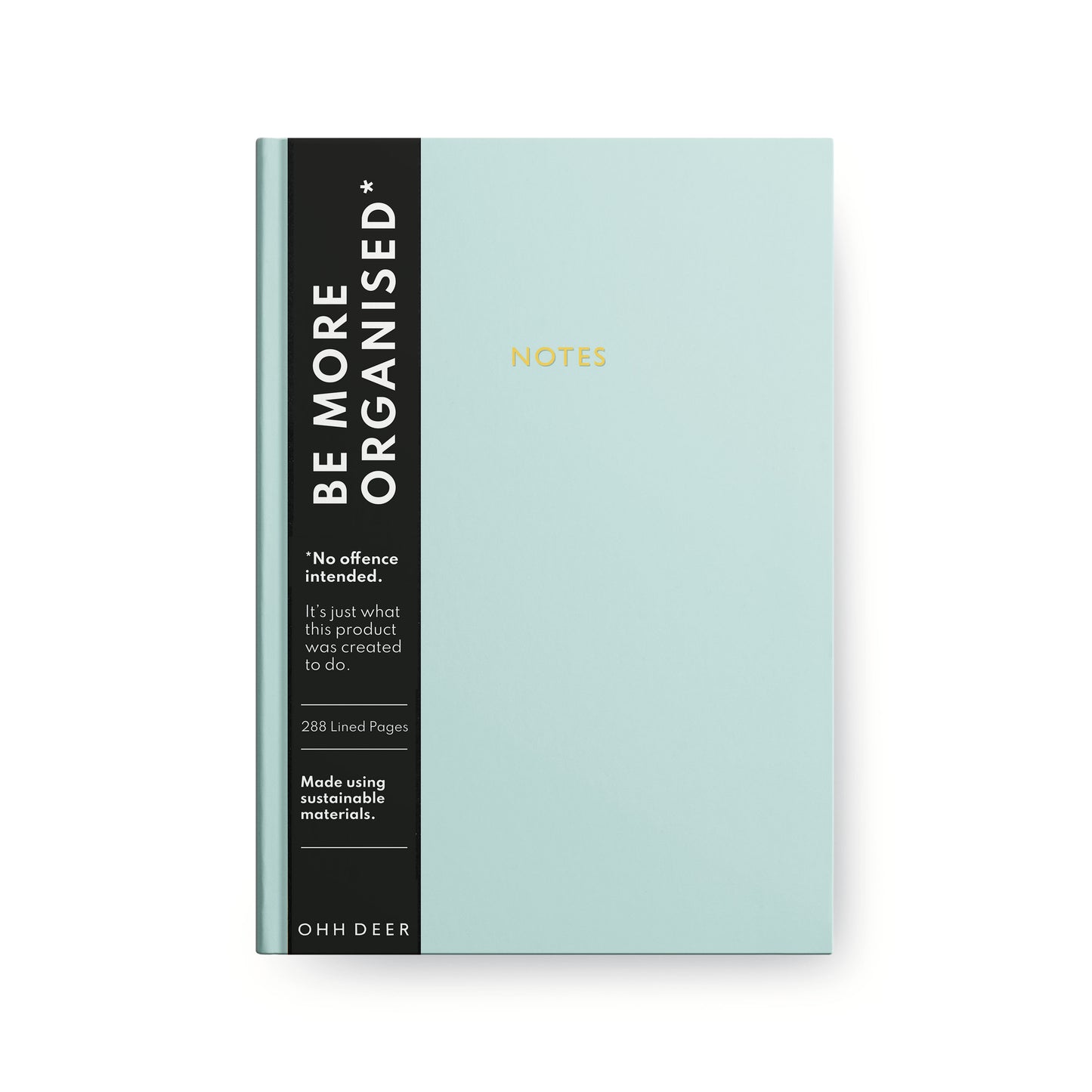 Pastel Blue Linen Notebook