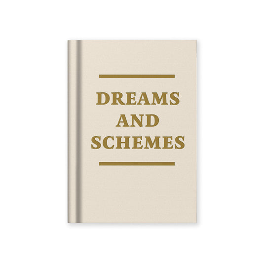 Dreams and Schemes A7 Fabric Hardback Notebook
