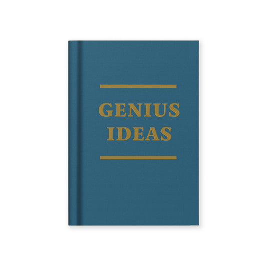 Genius Ideas A7 Fabric Hardback Notebook