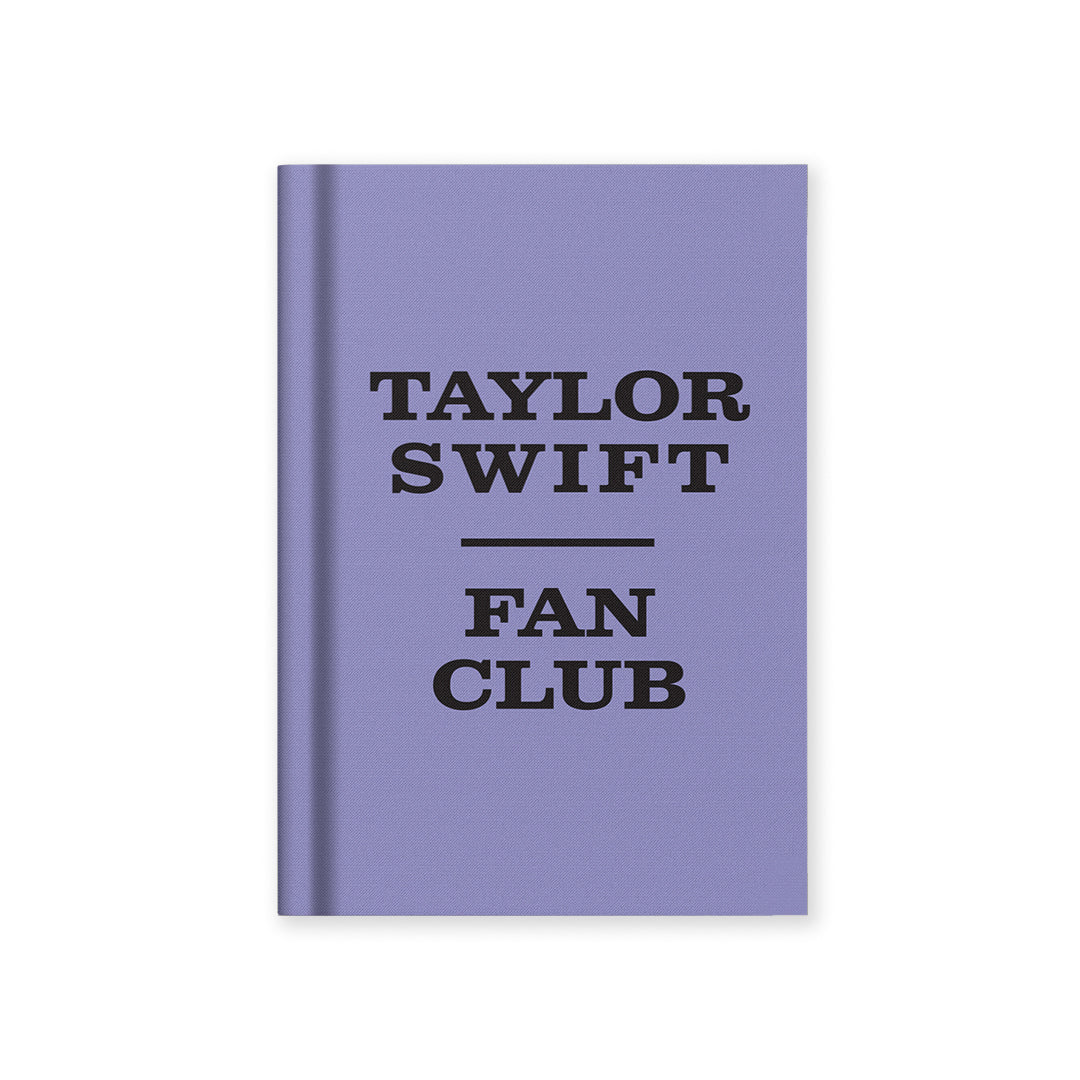 Taylor Swift Fan Club A7 Fabric Hardback Notebook