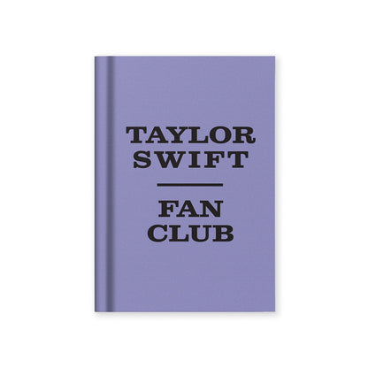 Taylor Swift Fan Club A7 Fabric Hardback Notebook