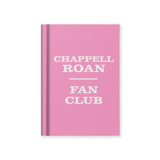 Chappell Roan Fan Club Fabric Hardback Notebook (A7)