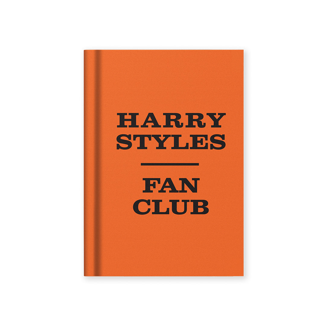 Harry Styles Fan Club Fabric Hardback Notebook (A7)