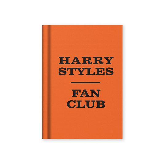 Harry Styles Fan Club A7 Fabric Hardback Notebook