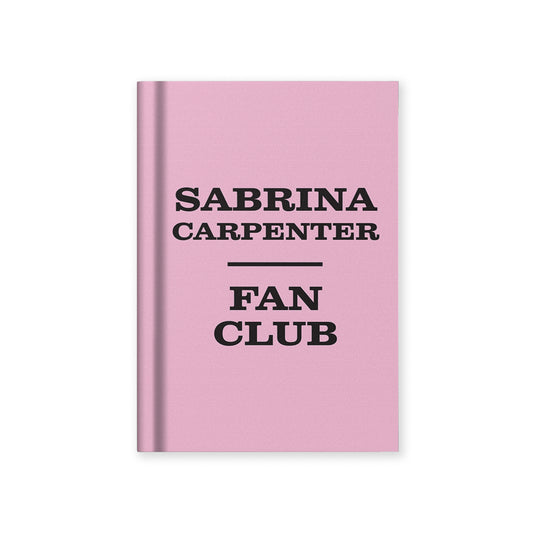 Sabrina Carpenter Fan Club Fabric Hardback Notebook (A7)