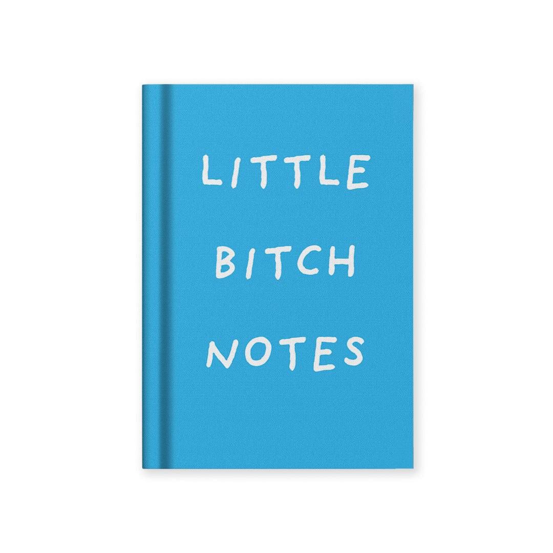 Little Bitch Notes A7 Fabric Hardback Notebook
