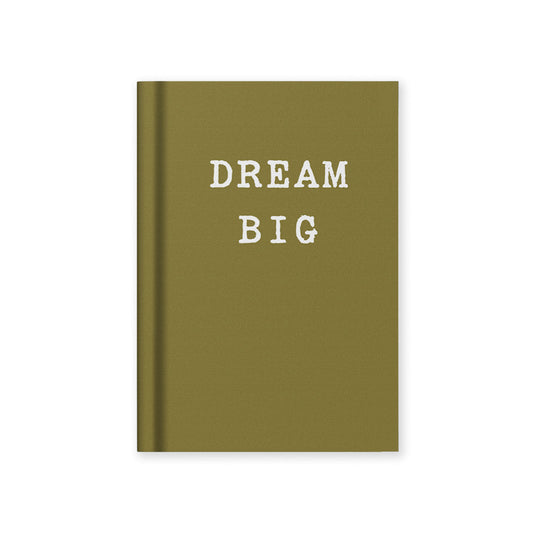Dream Big A7 Fabric Hardback Notebook
