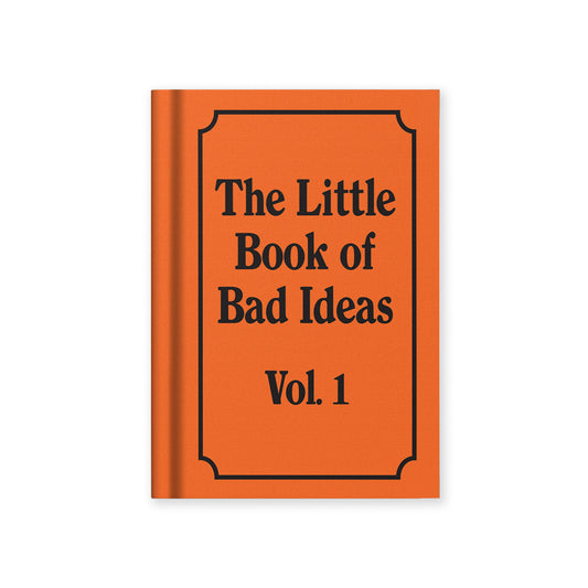 The Little Book of Bad Ideas A7 Fabric Hardback Notebook