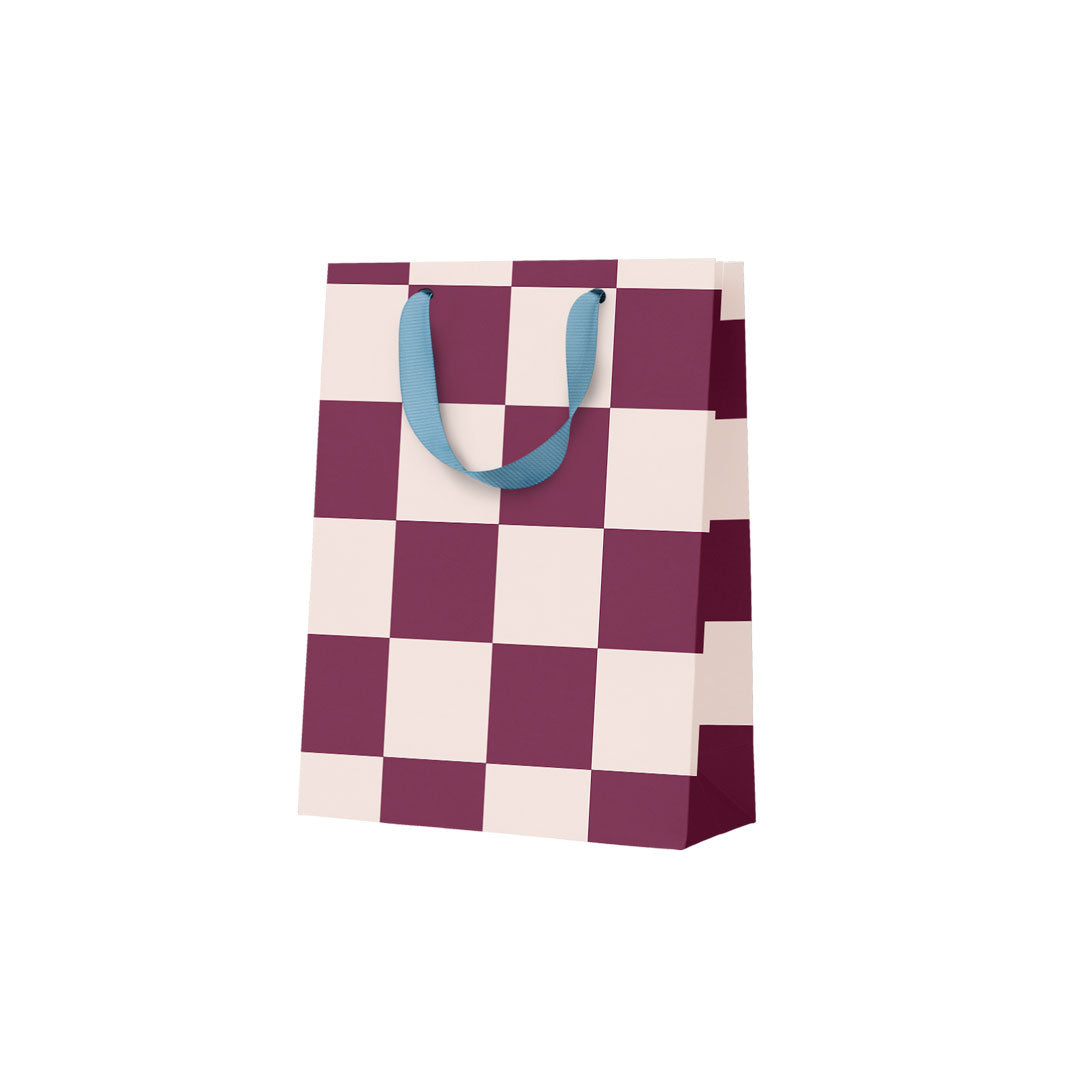 Checkerboard Mini Gift Bag