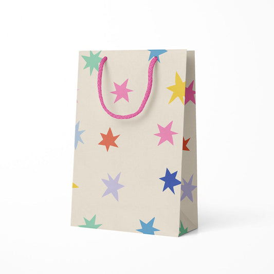 Multi Stars Small Gift Bag