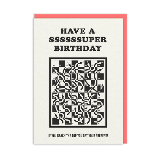 Have A Ssssuper Birthday Card