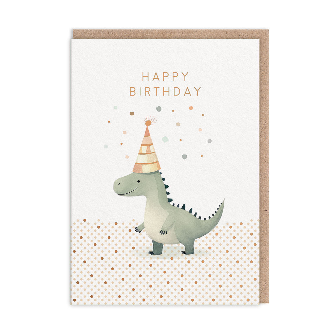 Dinosaur Happy Birthday Card