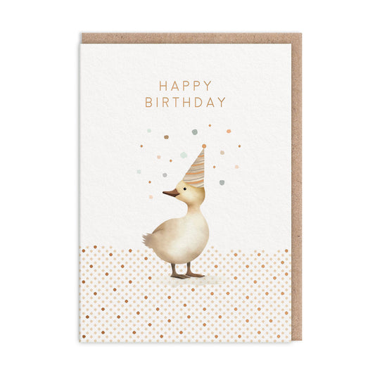 Duckling Happy Birthday Card