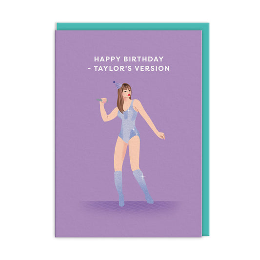 Taylor Swift Happy Birthday Card