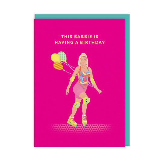 Margot Robbie Barbie Birthday Card