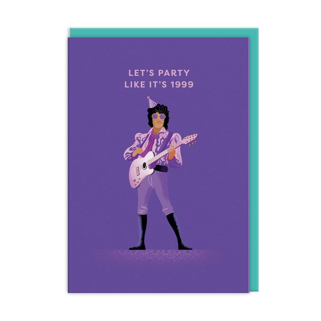 Prince Let's Party Greeting Card