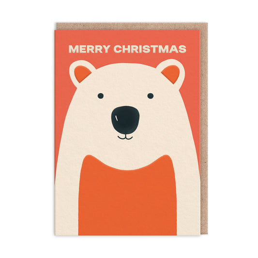 Christmas Characters Polar Bear Greeting Card