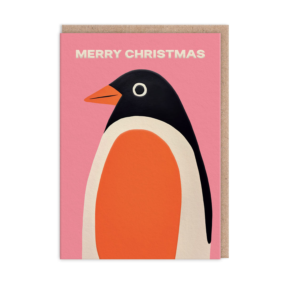 Penguin Characters Christmas Card