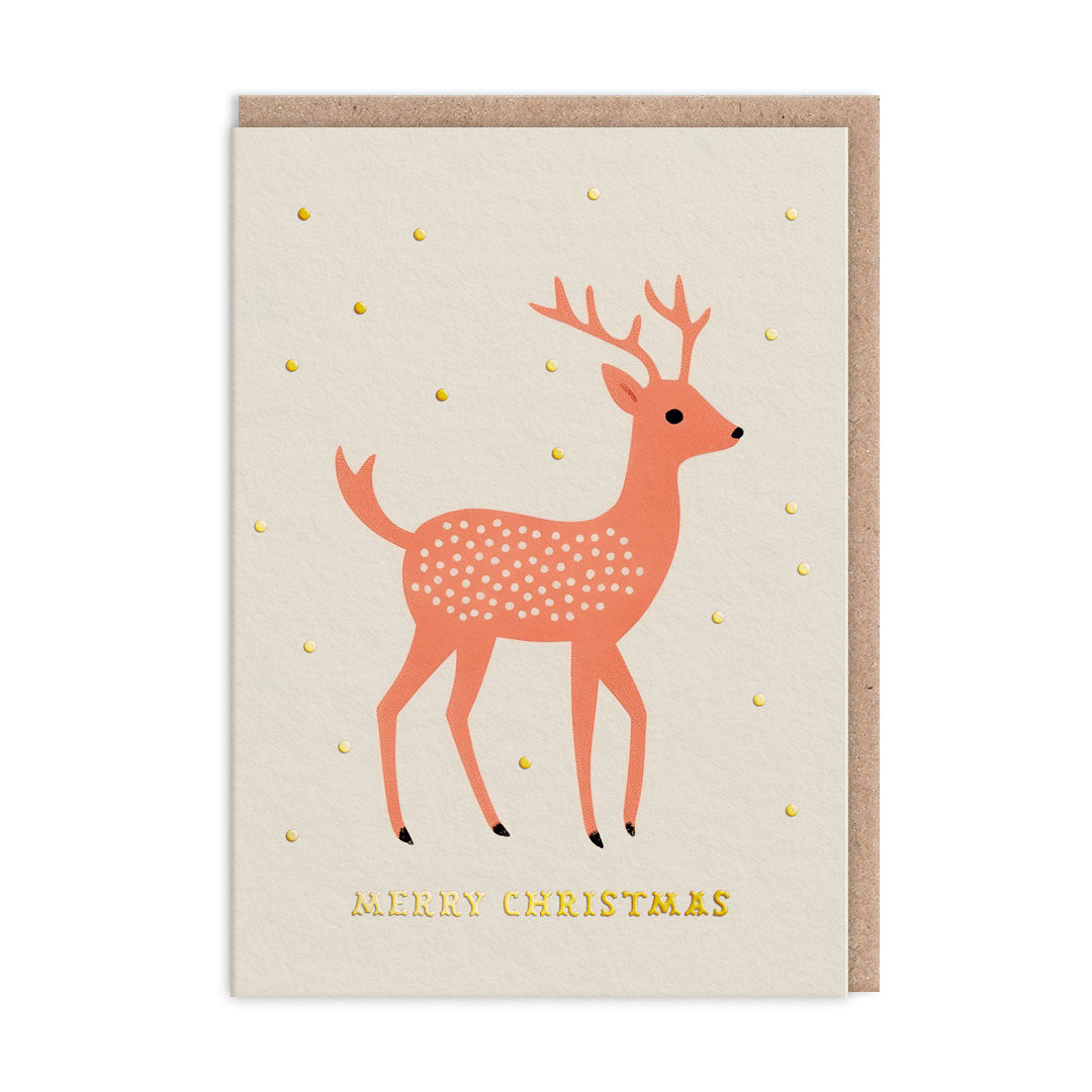 Reindeer Christmas Icons Card