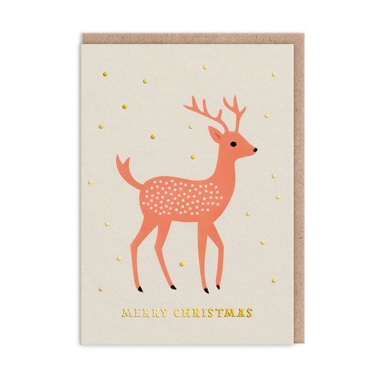 Reindeer Christmas Icons Card