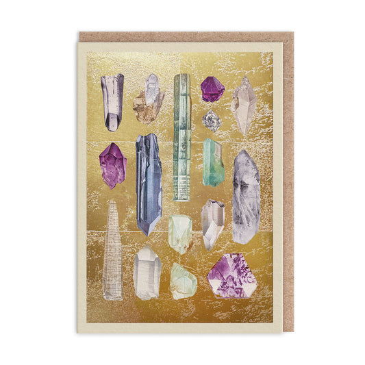 Minerals Greeting Card