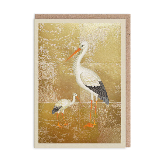 Stork Greeting Card