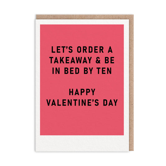 Let's Order A Takeaway Greeting Card