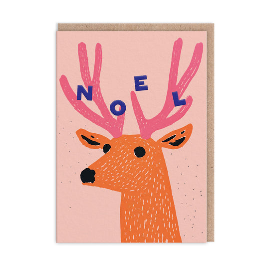 Noel Reindeer Greeting Card