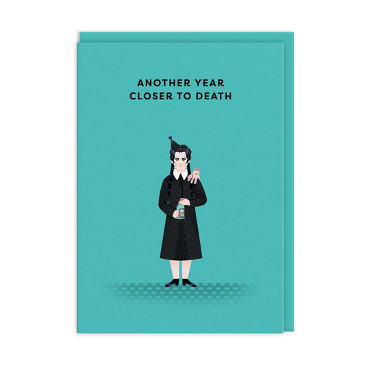 Wednesday Addams Greeting Card