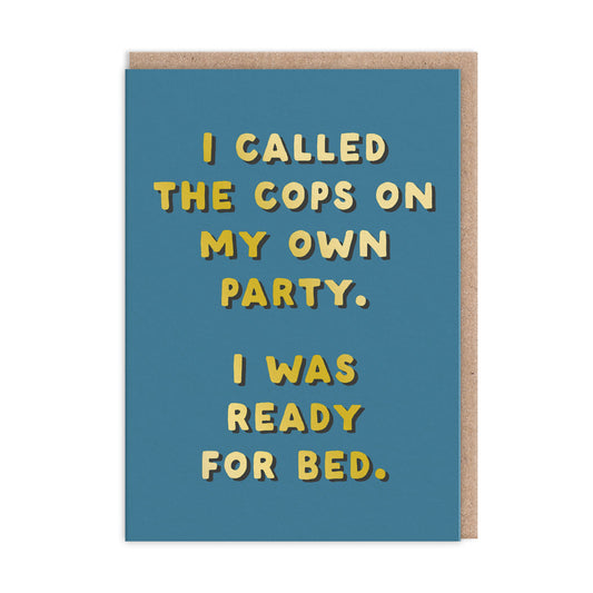 Ready For Bed Greeting Card