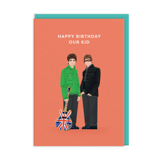 Liam and Noel Greeting Card