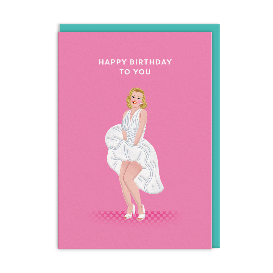 Marylin Monroe Greeting Card