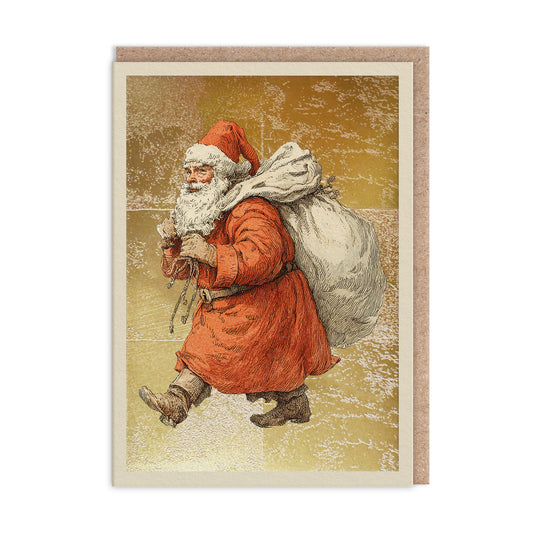 Santa Greeting Card