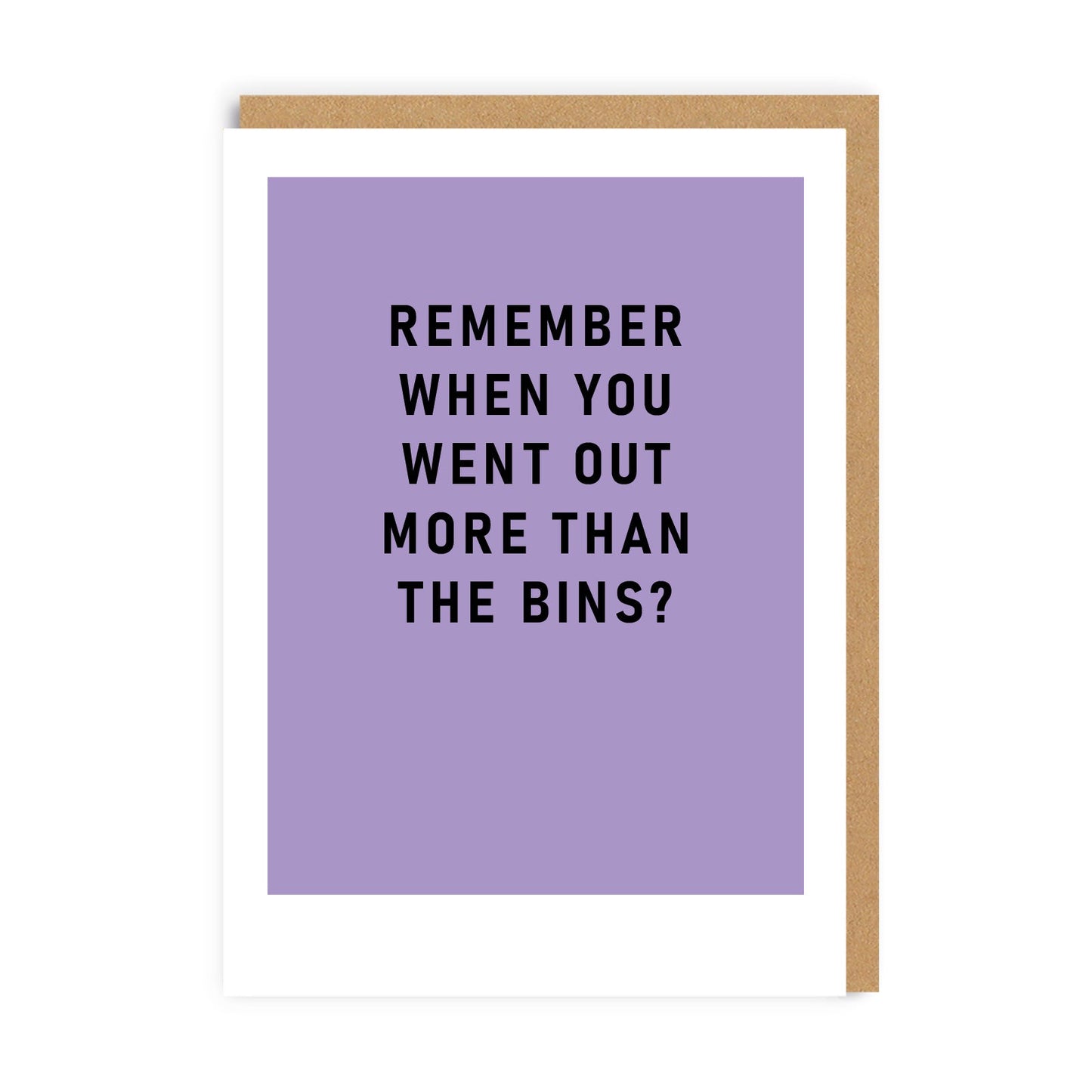 Out More Than The Bins OUTLET Greeting Card