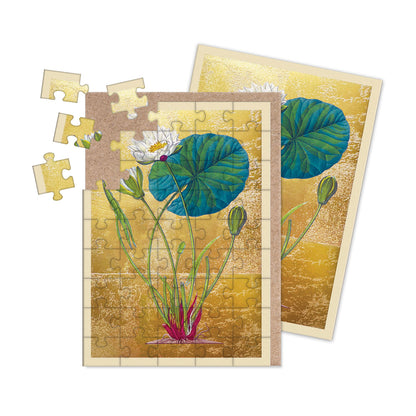 Pond Lily Jigsaw Greeting Card
