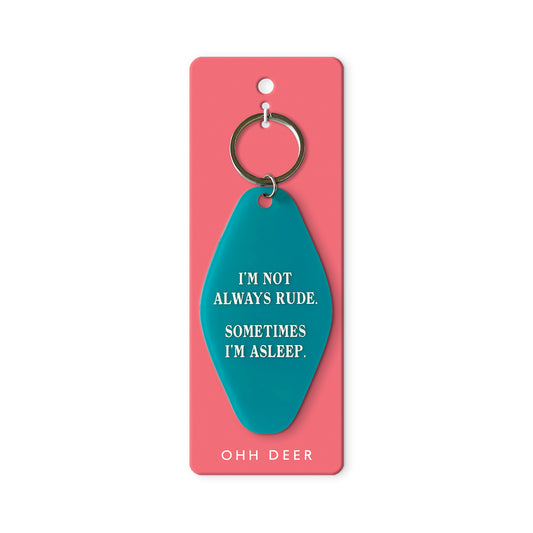 Sometimes I'm Asleep Keyring