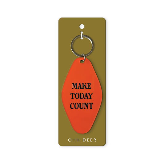 Make Today Count Keyring