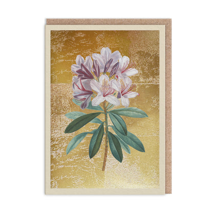 Rhodedendron Mini Greeting Card