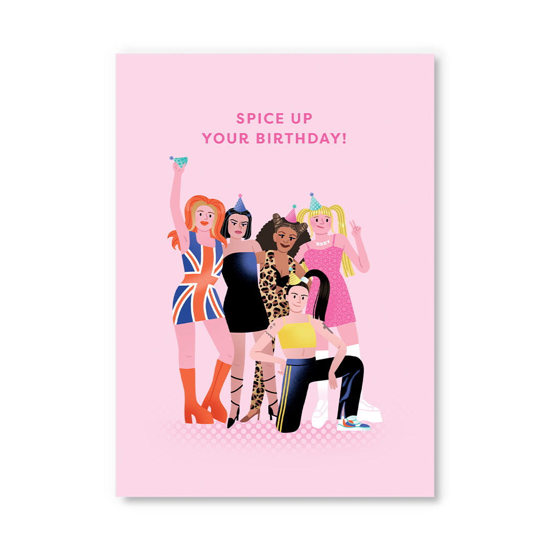 Spice Girls Official Postcard by Ohh Deer