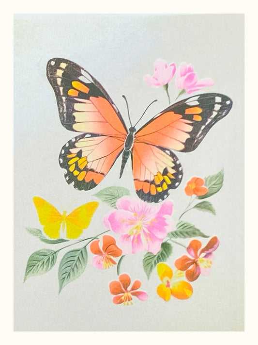 Neon Butterflies 2 Art Print