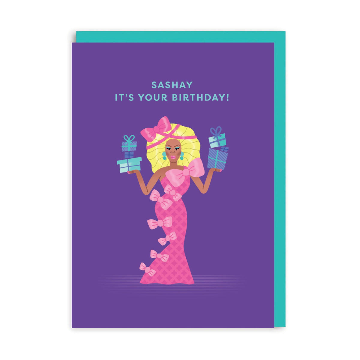 Ru Paul Sashay Birthday Card