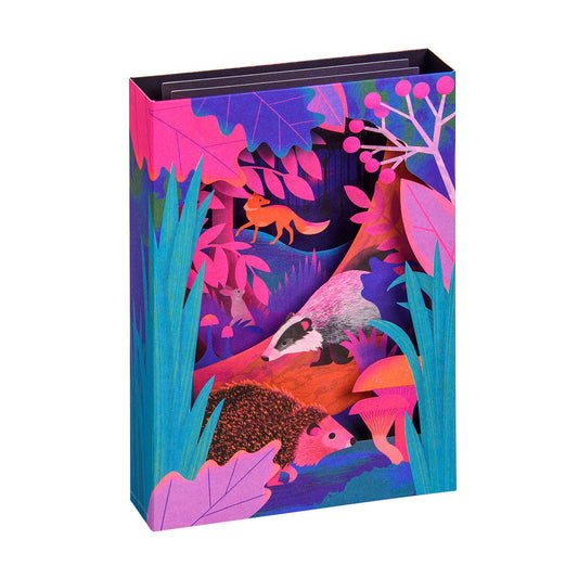 British Woodlands Pop Up Greeting Card