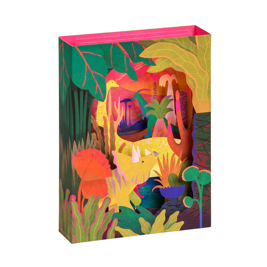 Dinosaurs Herbivores 3D Greeting Card