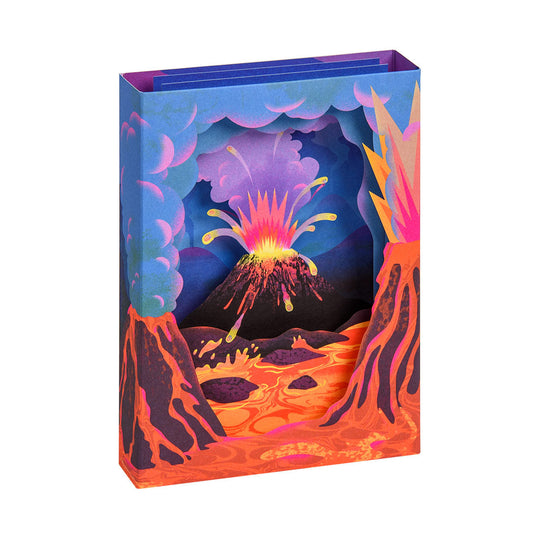 Volcano Greeting Card (3D)