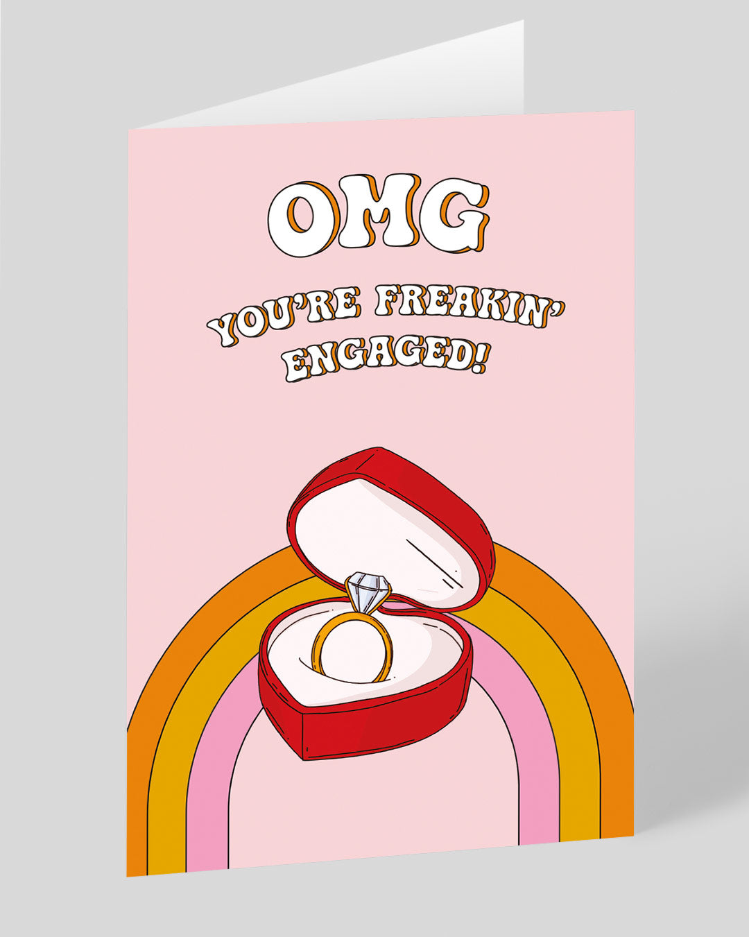 Freakin' Engaged Greeting Card