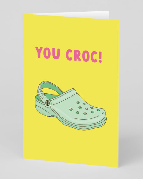 croc dog | Greeting Card