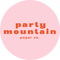 Party Mountain Paper Co. Logo