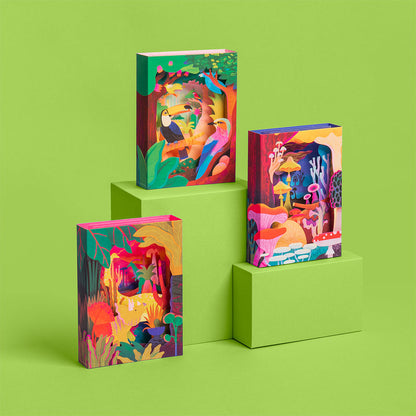 Birds Of The Amazon Pop Up Greeting Card